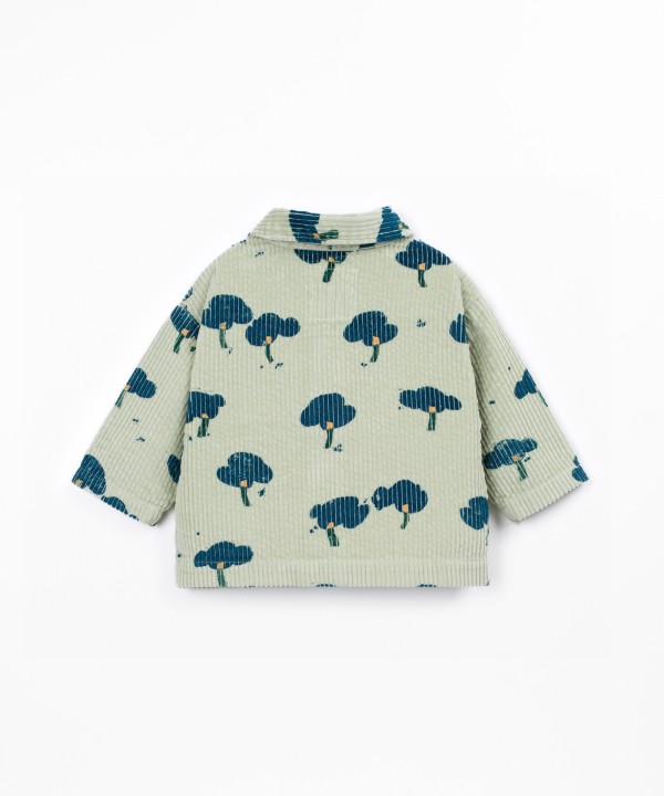 Chemise en velours côtelé en coton