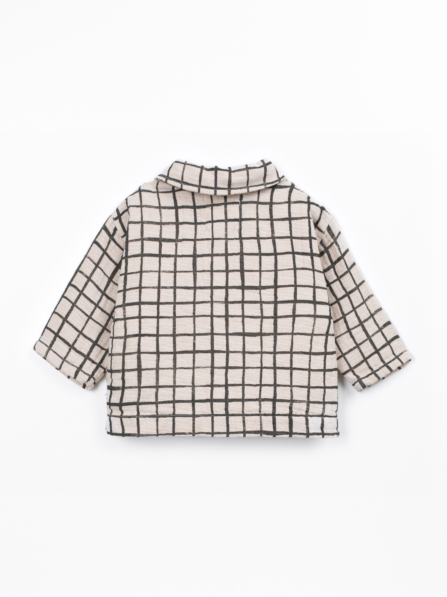 Chemise en tissu à motif à carreaux