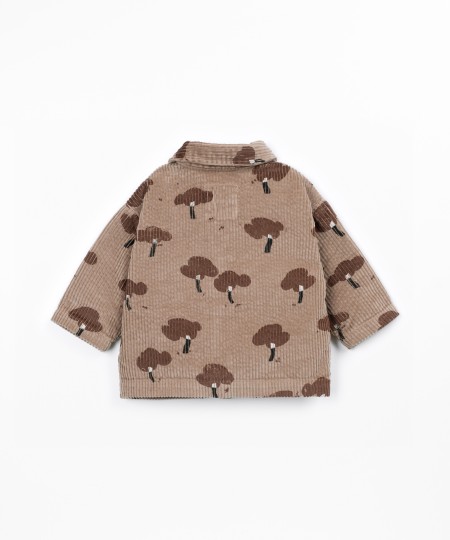 Chemise en velours côtelé en coton