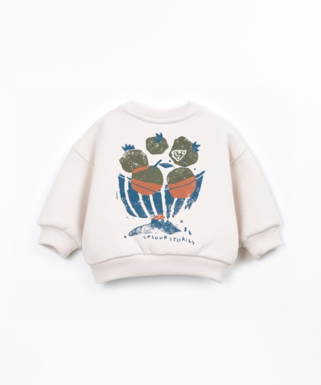Pull en maille avec cardage intérieur