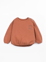 Knit Sweater with Recycled Cotton Knit Sweater with Recycled Cotton