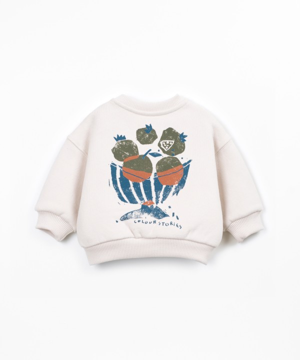 Maglia con cardatura interna