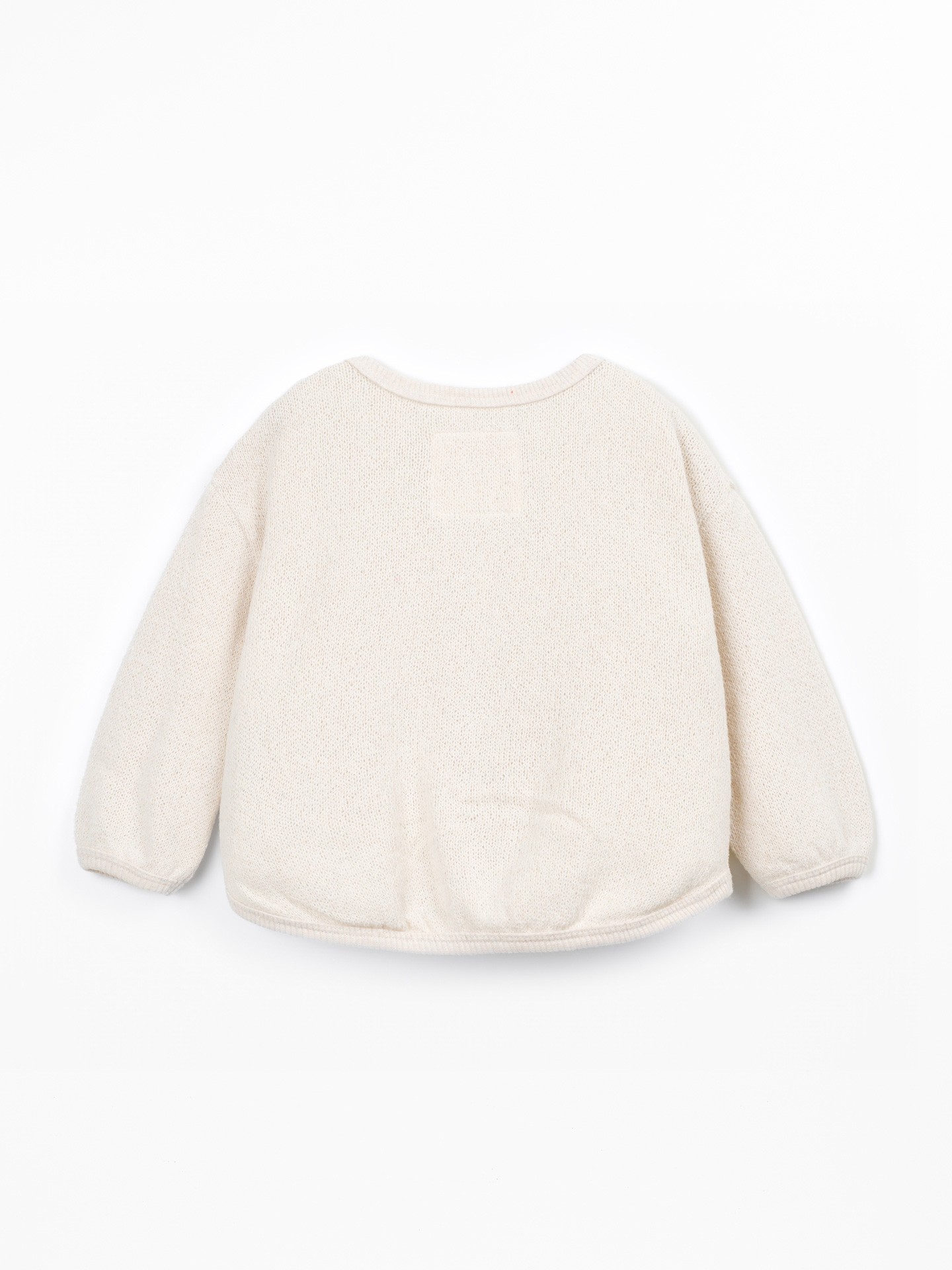 Knit Sweater with Recycled Cotton