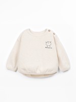 Knit Sweater with Recycled Cotton Knit Sweater with Recycled Cotton