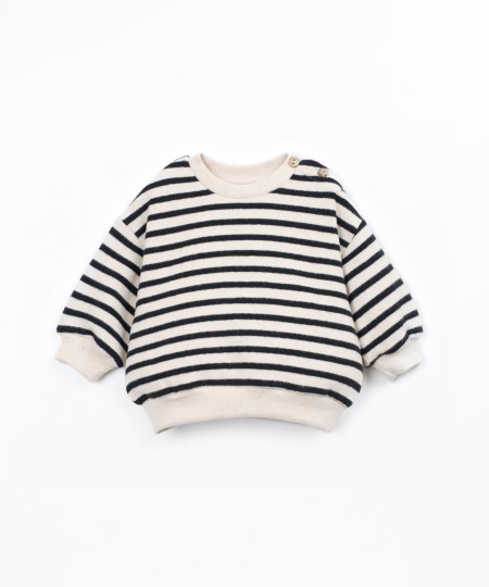 Jersey con mezcla de fibras naturales y fibras recicladas