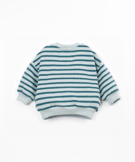 Pull avec mélange de fibres naturelles et fibres recyclées
