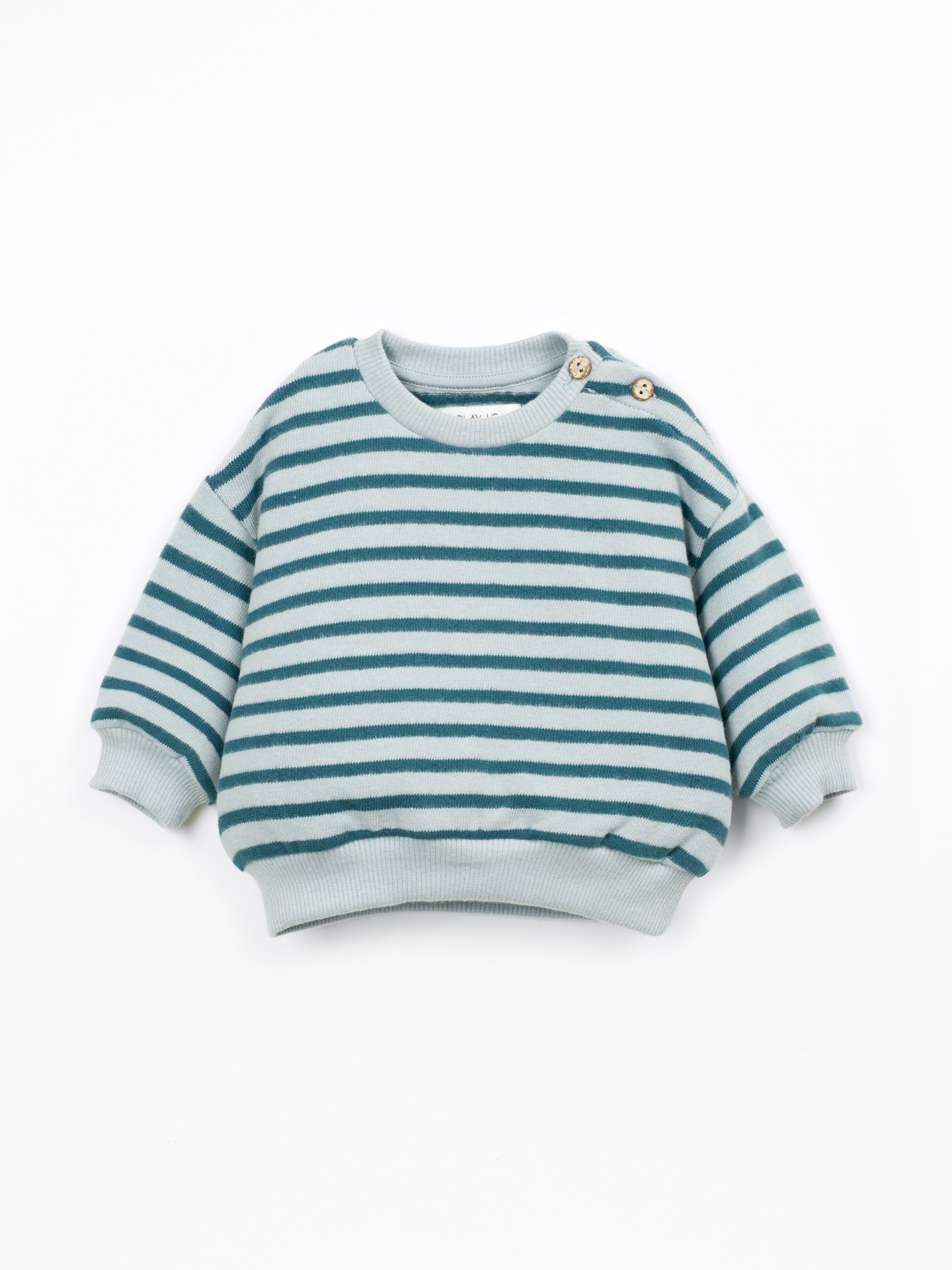 Maglione con miscela di fibre naturali e fibre riciclate