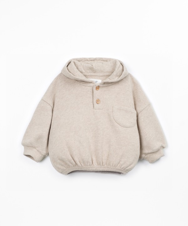 Cotton knit sweater