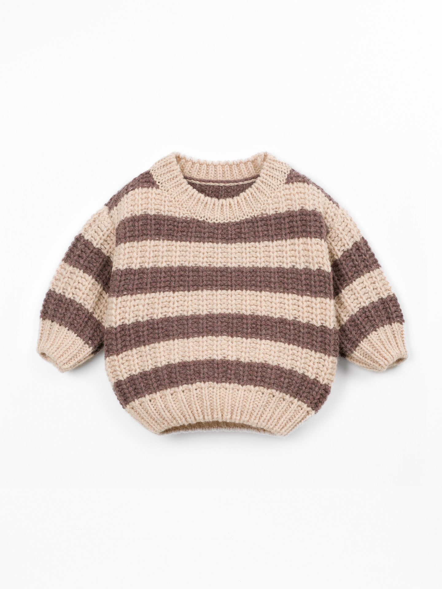 Pull en maille à rayures