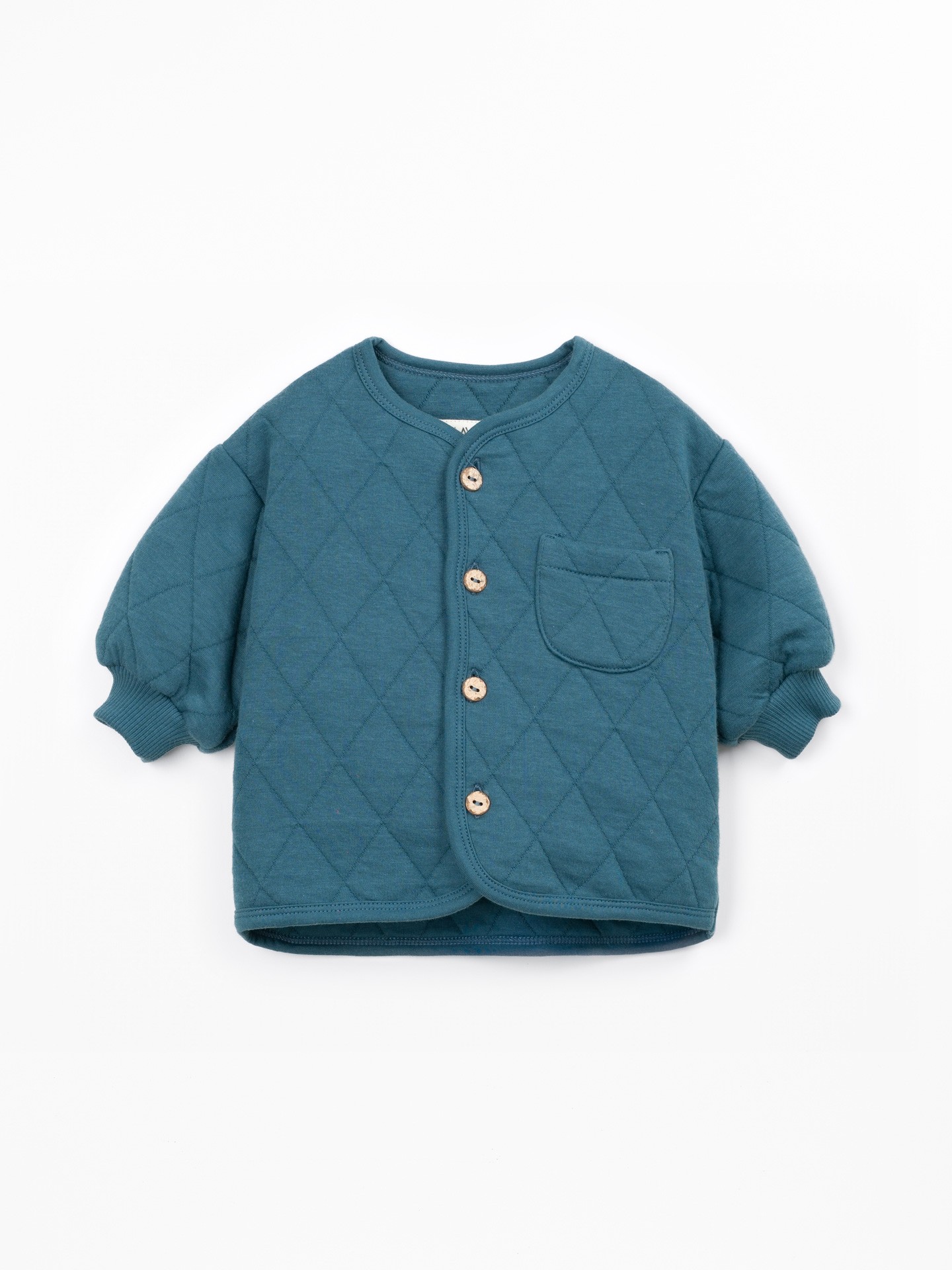 Padded knit jacket