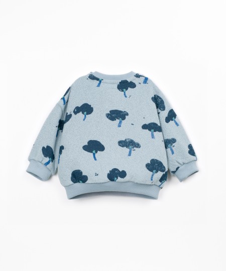Maglia con motivo di alberi