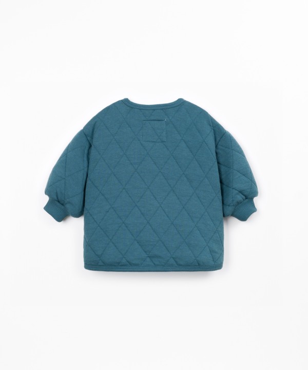 Veste en maille matelass�e