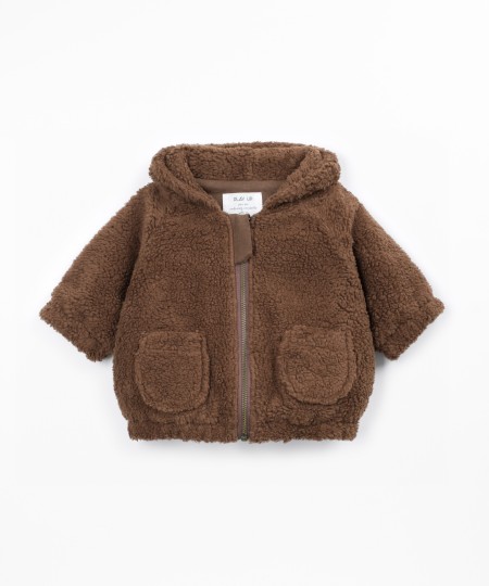 Cappotto con miscela di cotone biologico e cotone riciclato