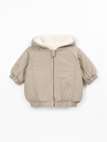 Parka impermeável com forro de pêlo Parka impermeável com forro de pêlo