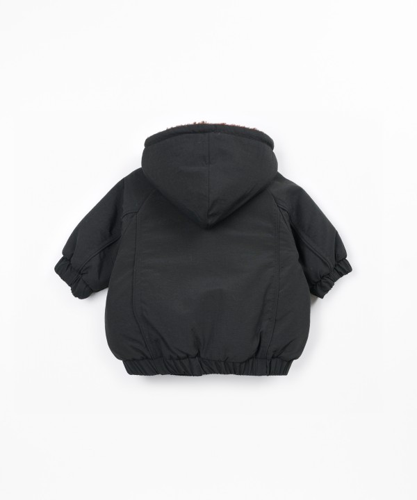 Parka imperme�vel com forro de p�lo