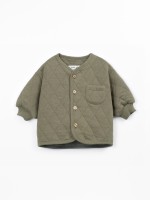 Padded knit jacket