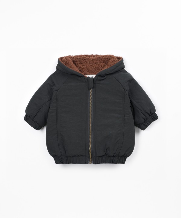 Parka imperme�vel com forro de p�lo