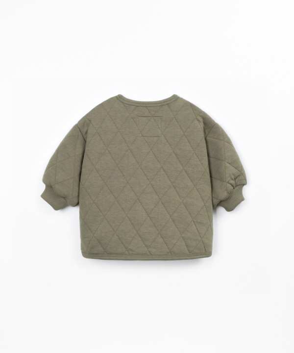 Veste en maille matelass�e