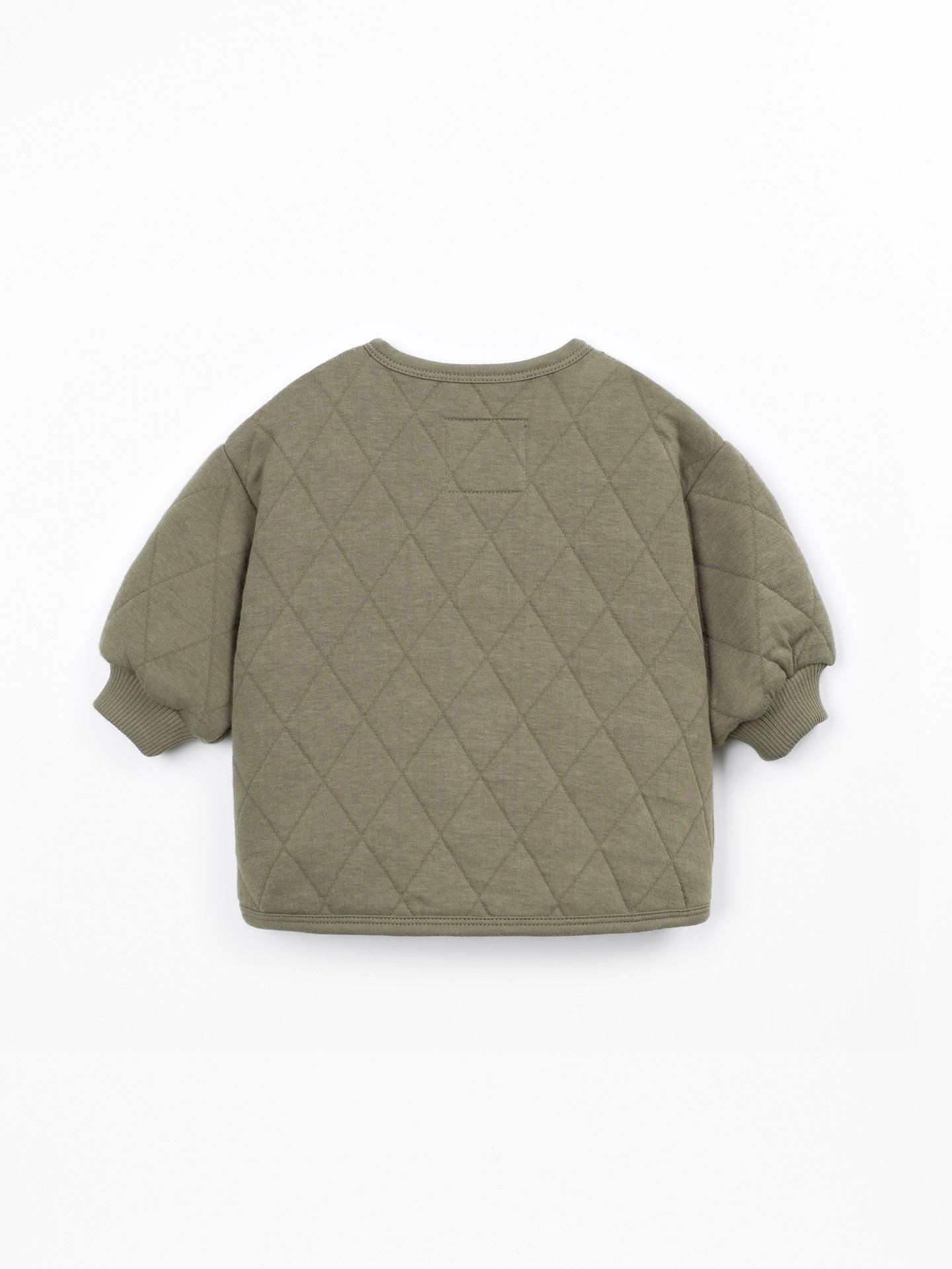 Padded knit jacket