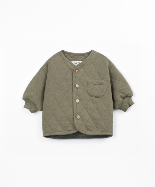 Veste en maille matelass�e