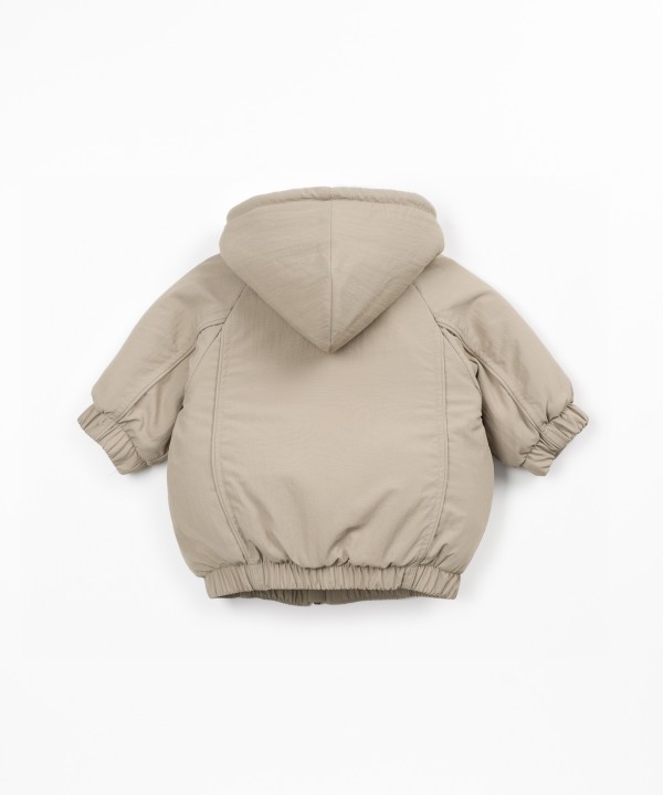 Parka imperme�vel com forro de p�lo