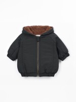 Parka impermeable con forro de piel Parka impermeable con forro de piel