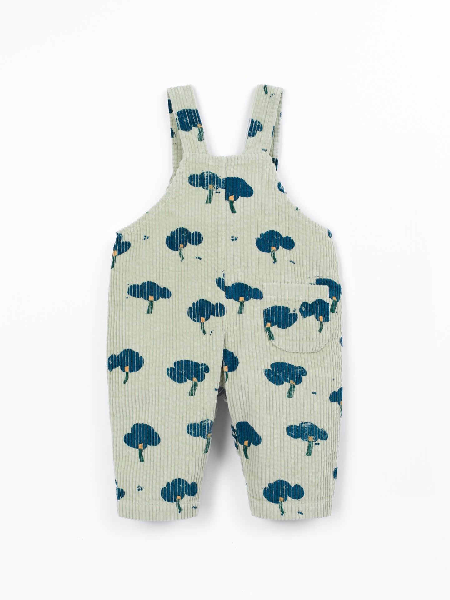 Printed corduroy jumpsuit