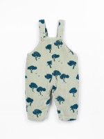 Printed corduroy jumpsuit