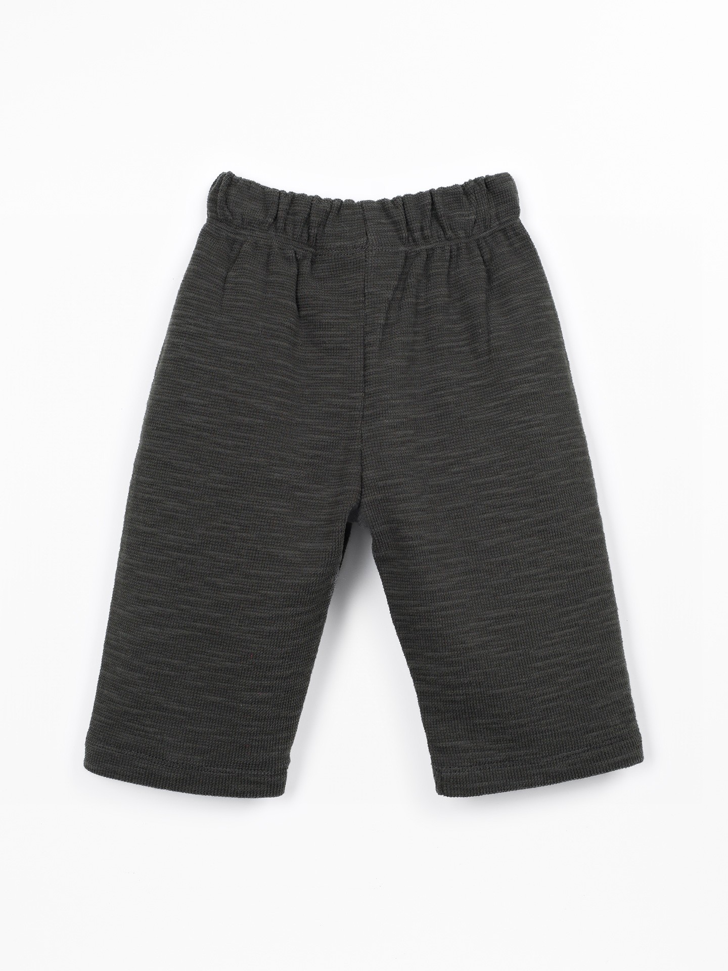 Pantalon en maille en fibres naturelles