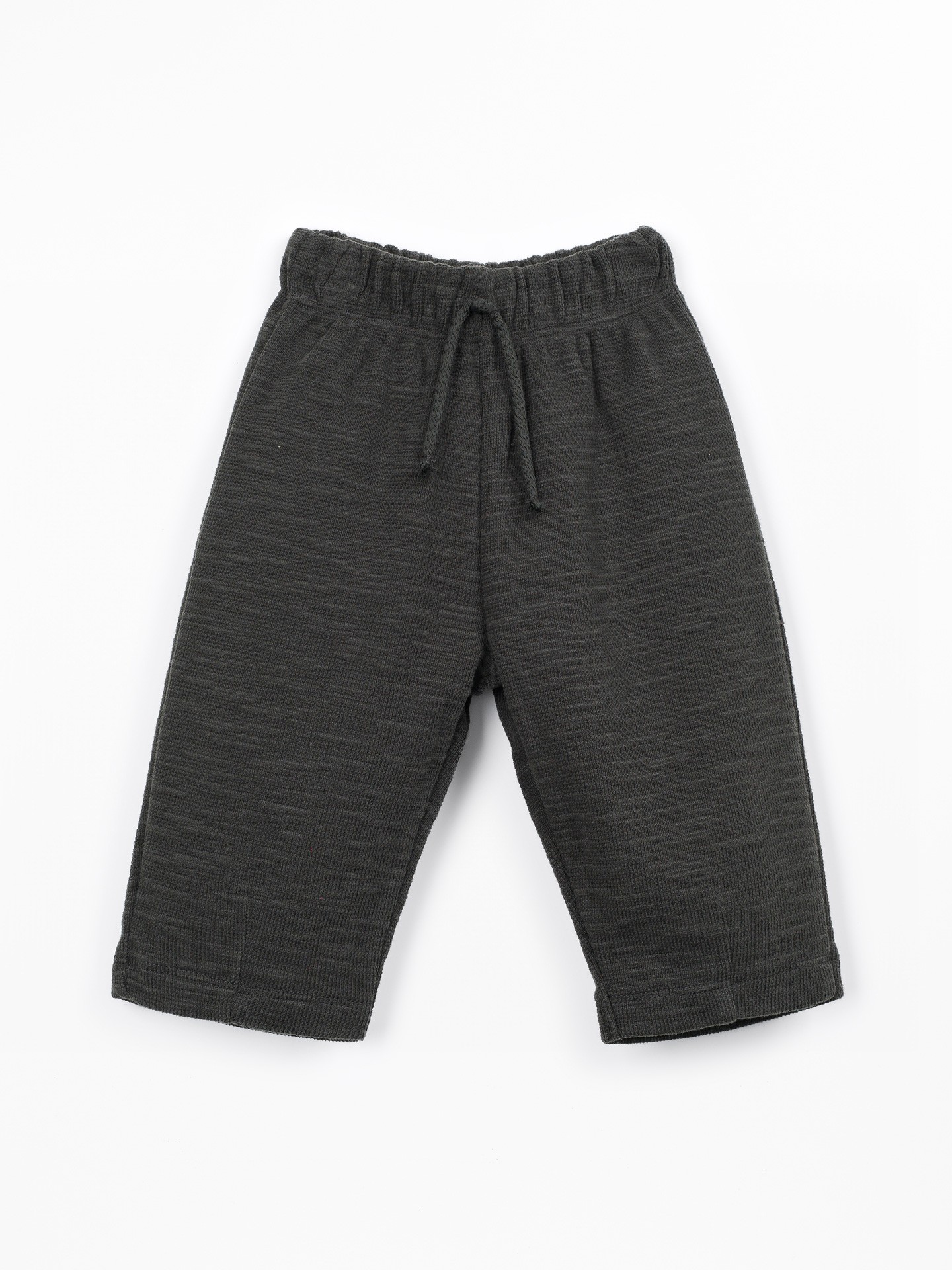 Pantalon en maille en fibres naturelles