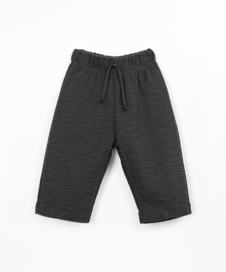 Jersey pants in natural fibers