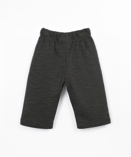 Jersey pants in natural fibers