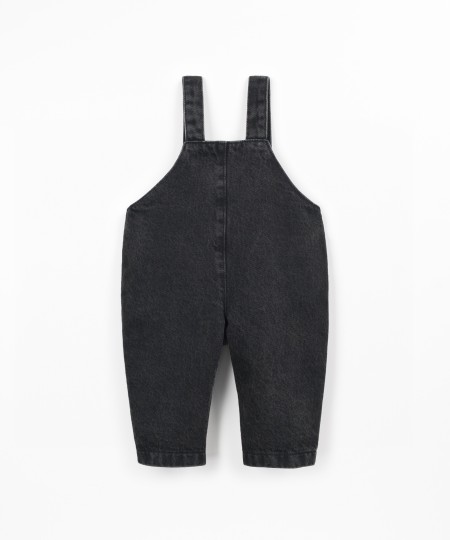 Salopette en denim avec poche