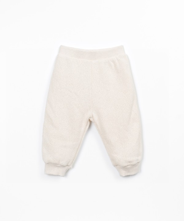 Knit pants with Re(Play) yarn