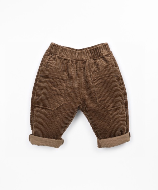 Cotton corduroy trousers