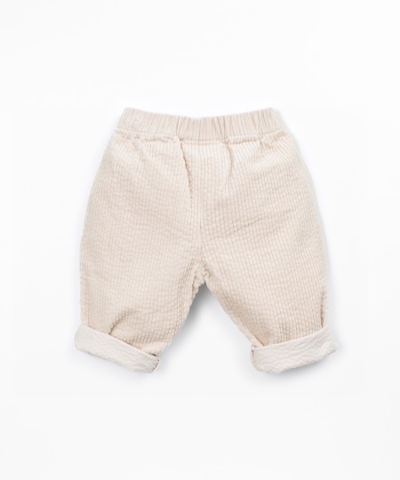 Pantalon en velours côtelé de coton