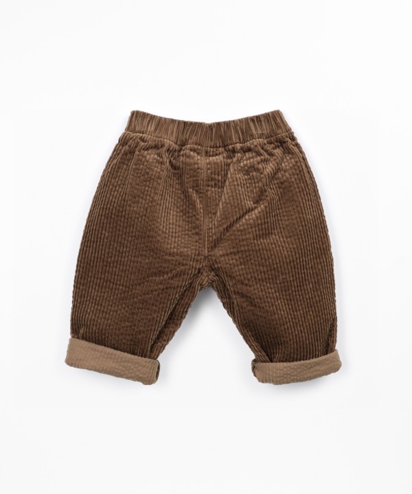 Cotton corduroy trousers