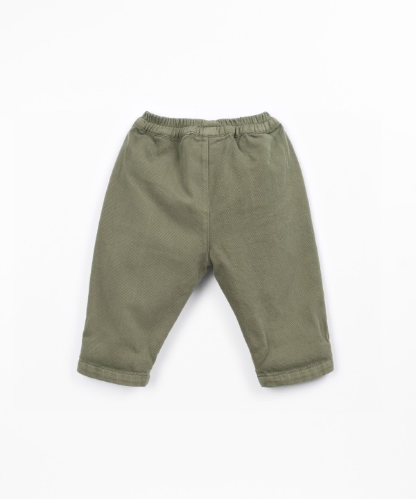 Pantaloni in twill di cotone