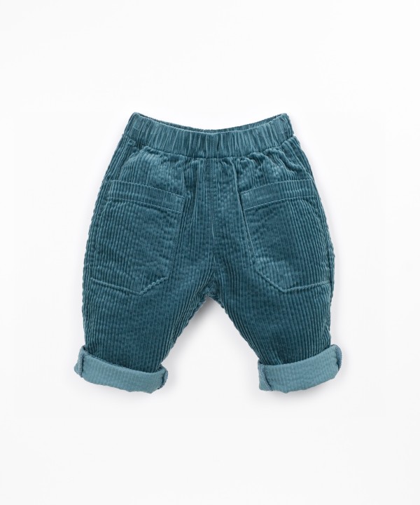 Cotton corduroy trousers