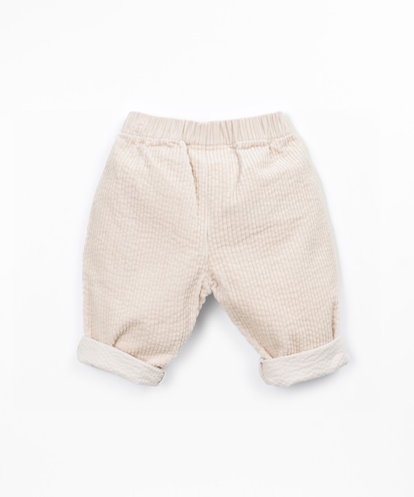 Cotton corduroy trousers