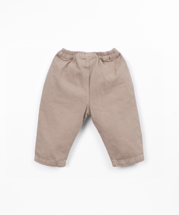 Pantaloni in twill di cotone