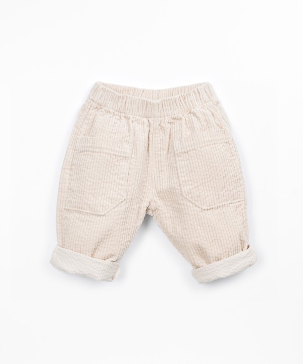 Cotton corduroy trousers