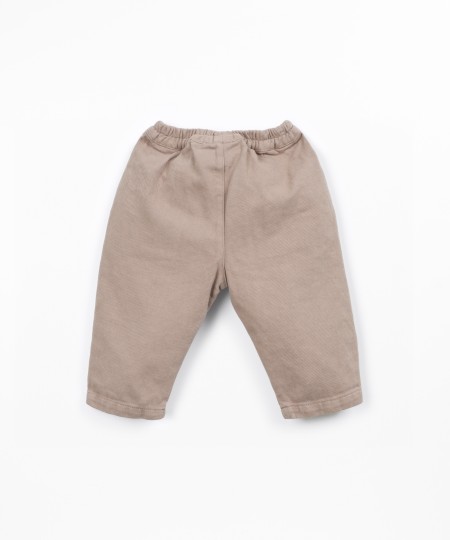 Pantalon en sergé de coton