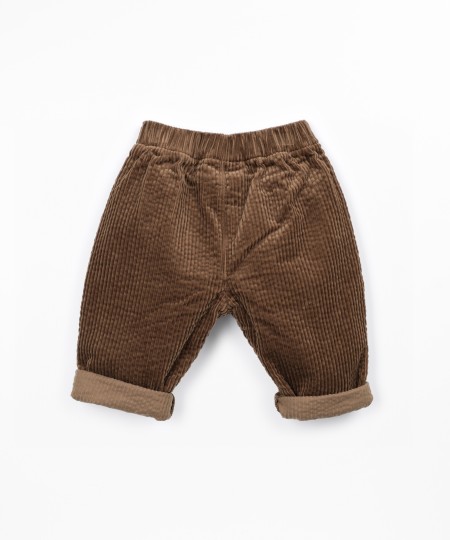 Pantalon en velours côtelé de coton