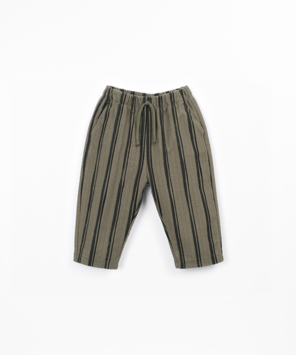 Cotton knit trousers