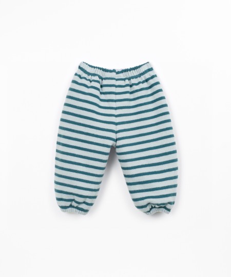 Pantalon en maille avec fibres recyclées