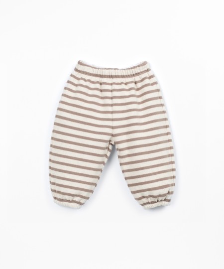 Pantalon en maille avec fibres recycl�es