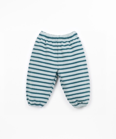 Pantalon en maille avec fibres recycl�es