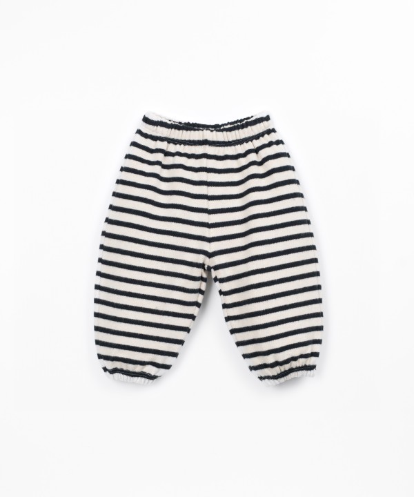 Pantalon en maille avec fibres recycl�es