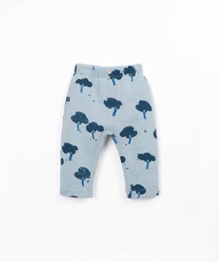 Pantalones de punto con estampado
